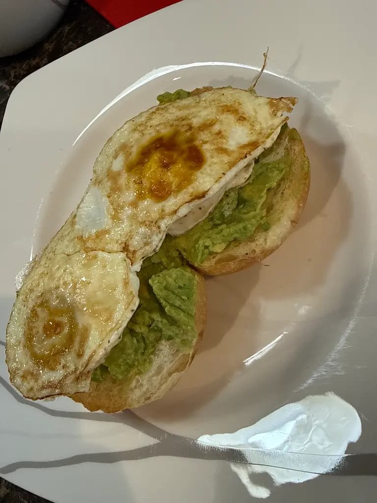 My Avocado Sourdough Toast with Over Easy Eggs