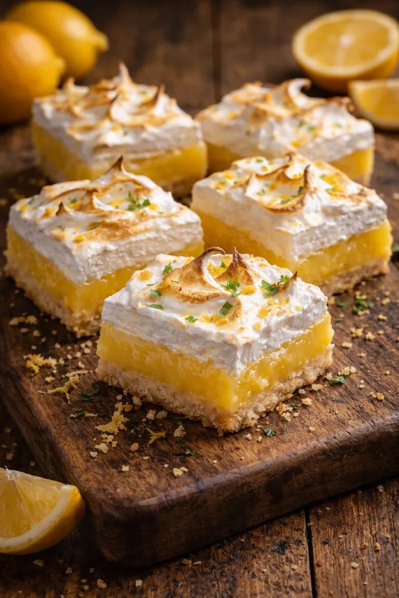 Meyer Lemon Fluff Bars with Marshmallow Meringue - Photo 1