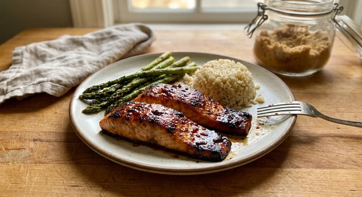 Brown Sugar-Glazed Salmon