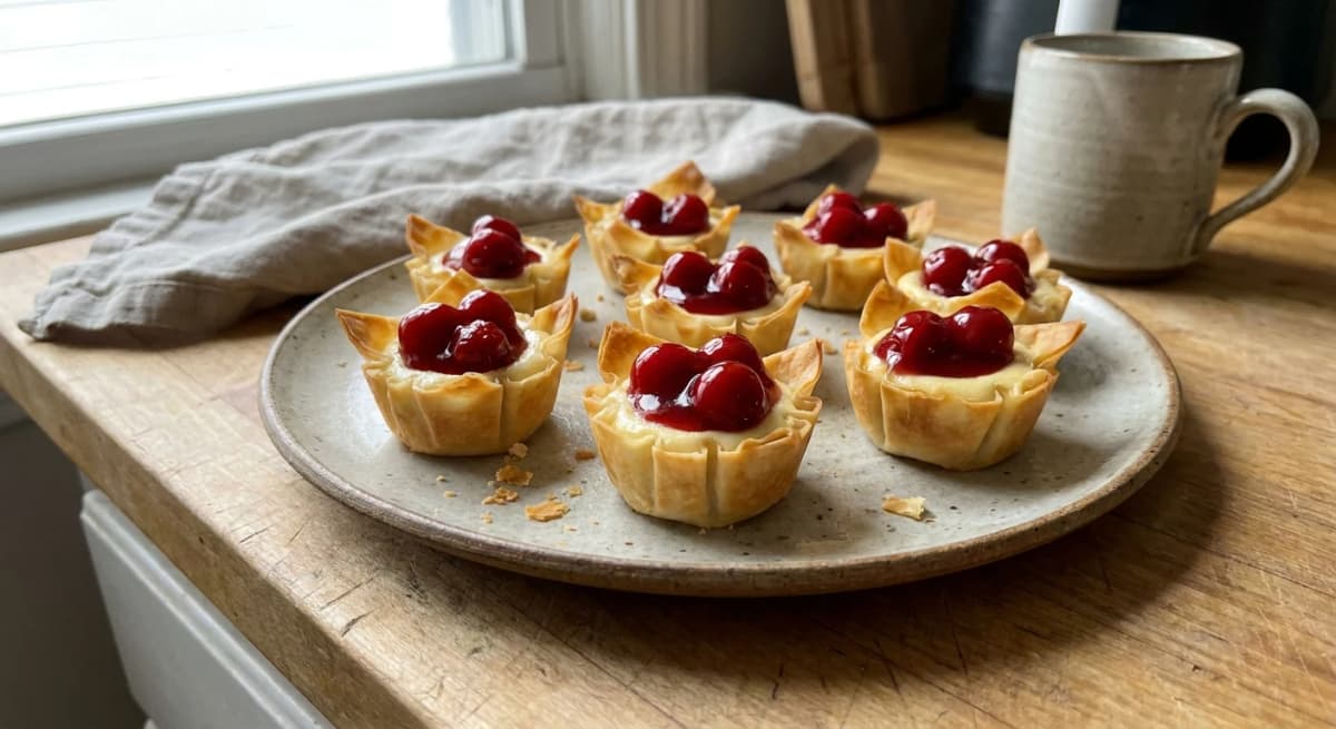 Cherry Cheesecake Bites