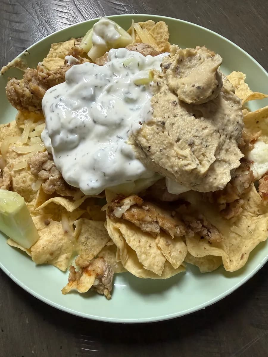 Greek-Style Nachos