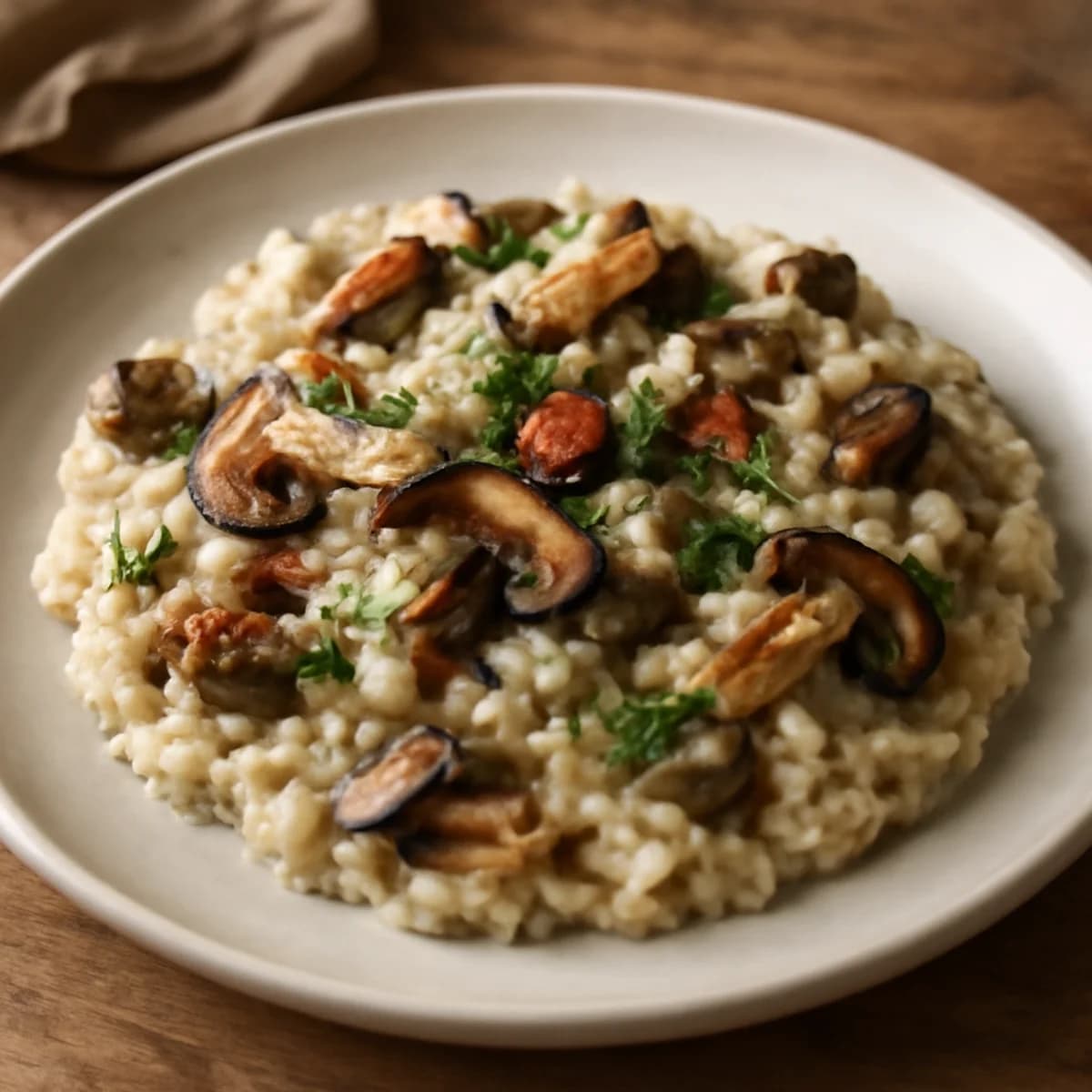 Creamy Mushroom Risotto - Photo 1