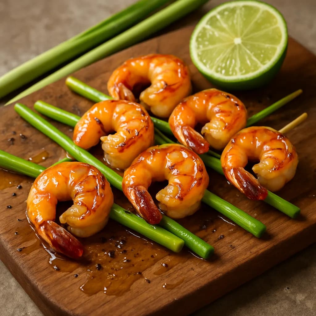 Lemongrass Shrimp Skewers - Photo 1