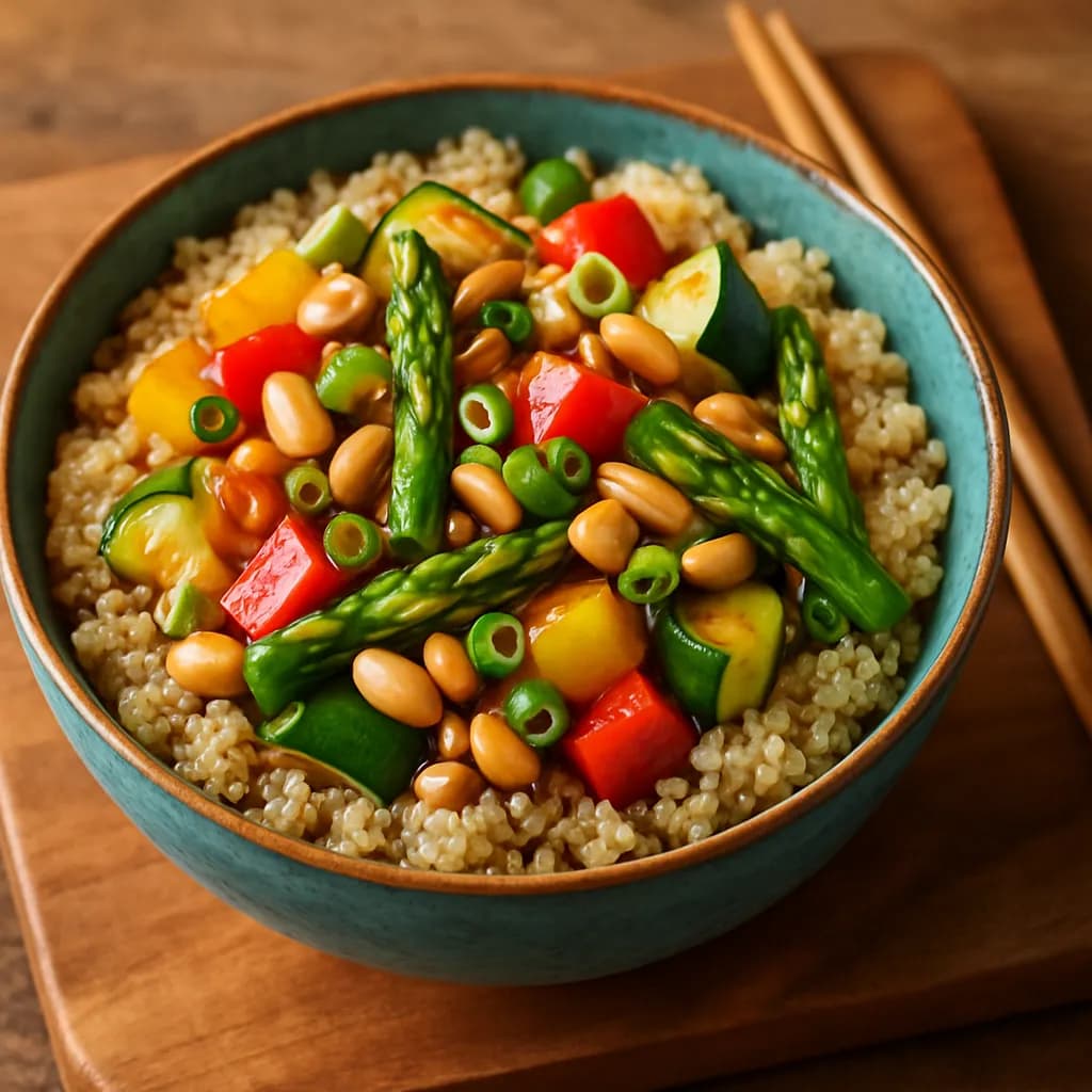 Kung Pao Quinoa Bowls