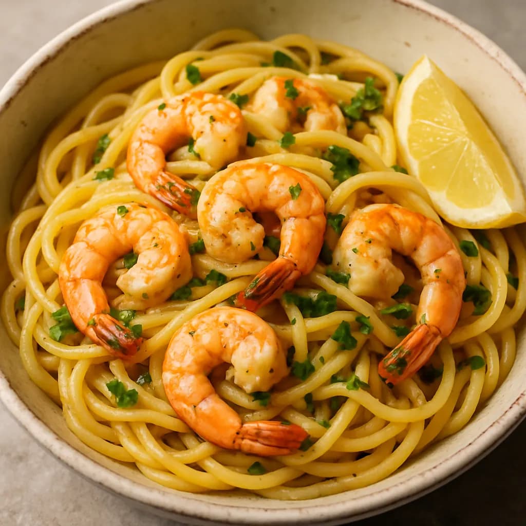 Shrimp Scampi Linguine - Photo 1