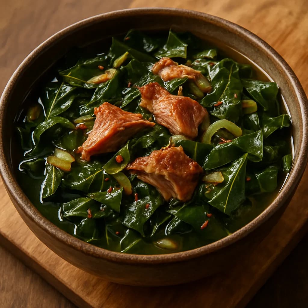 Collard Greens with Smoked Turkey
