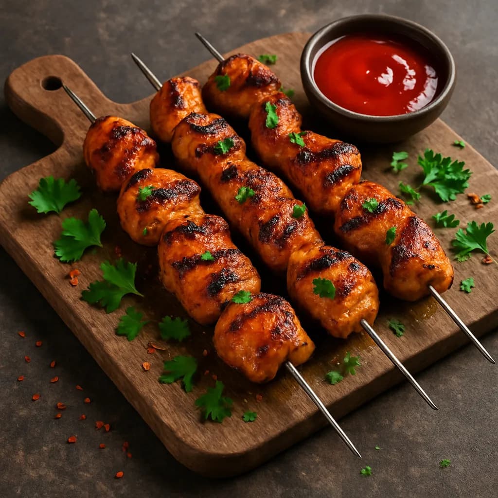 Spicy Grilled Chicken Skewers