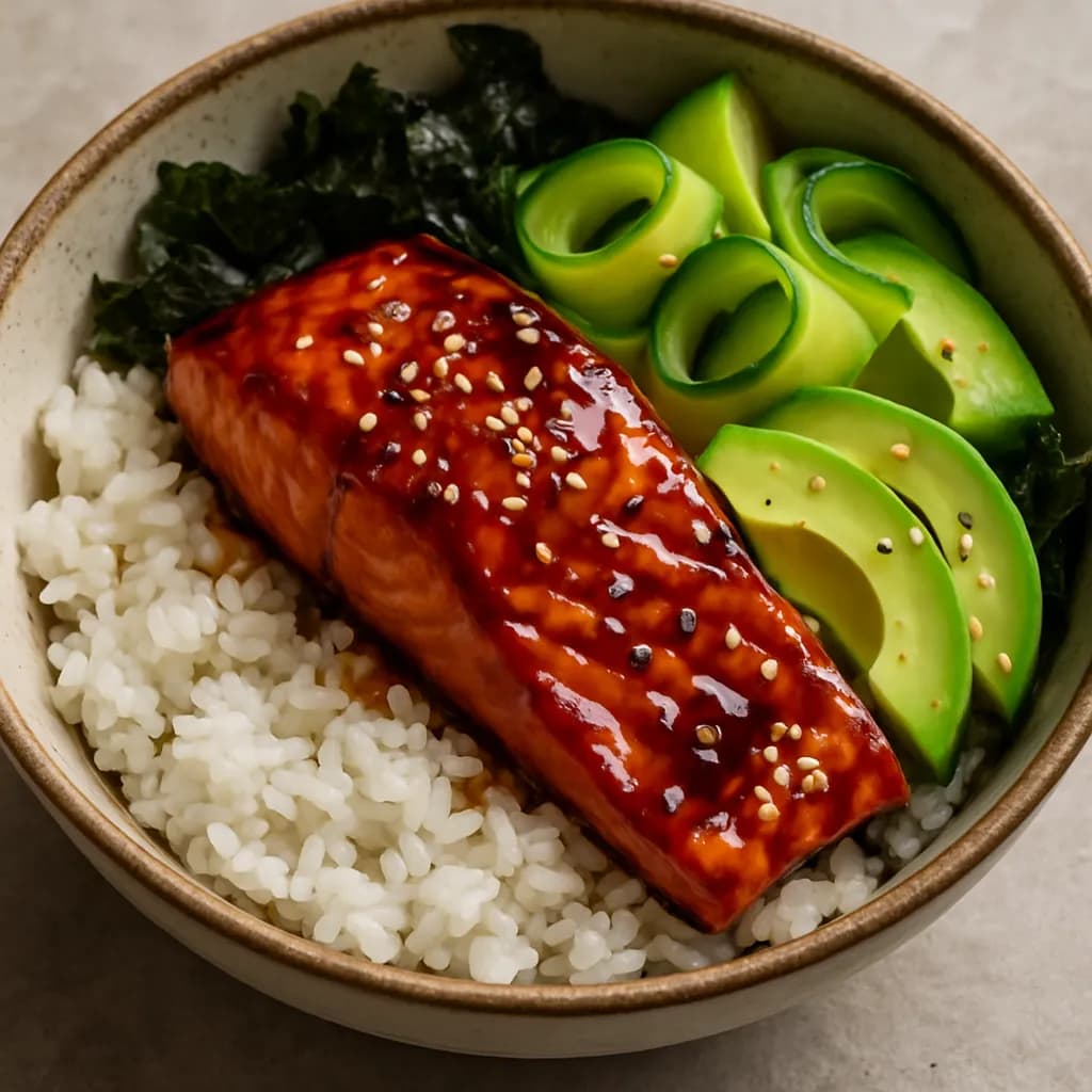 Teriyaki Salmon Sushi Bowl - Photo 1