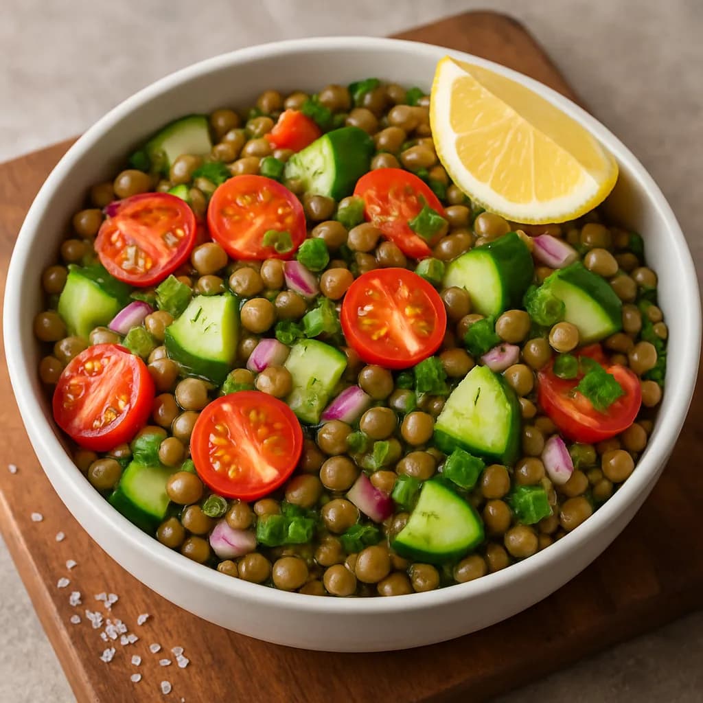 Zesty Lemon Lentil Salad