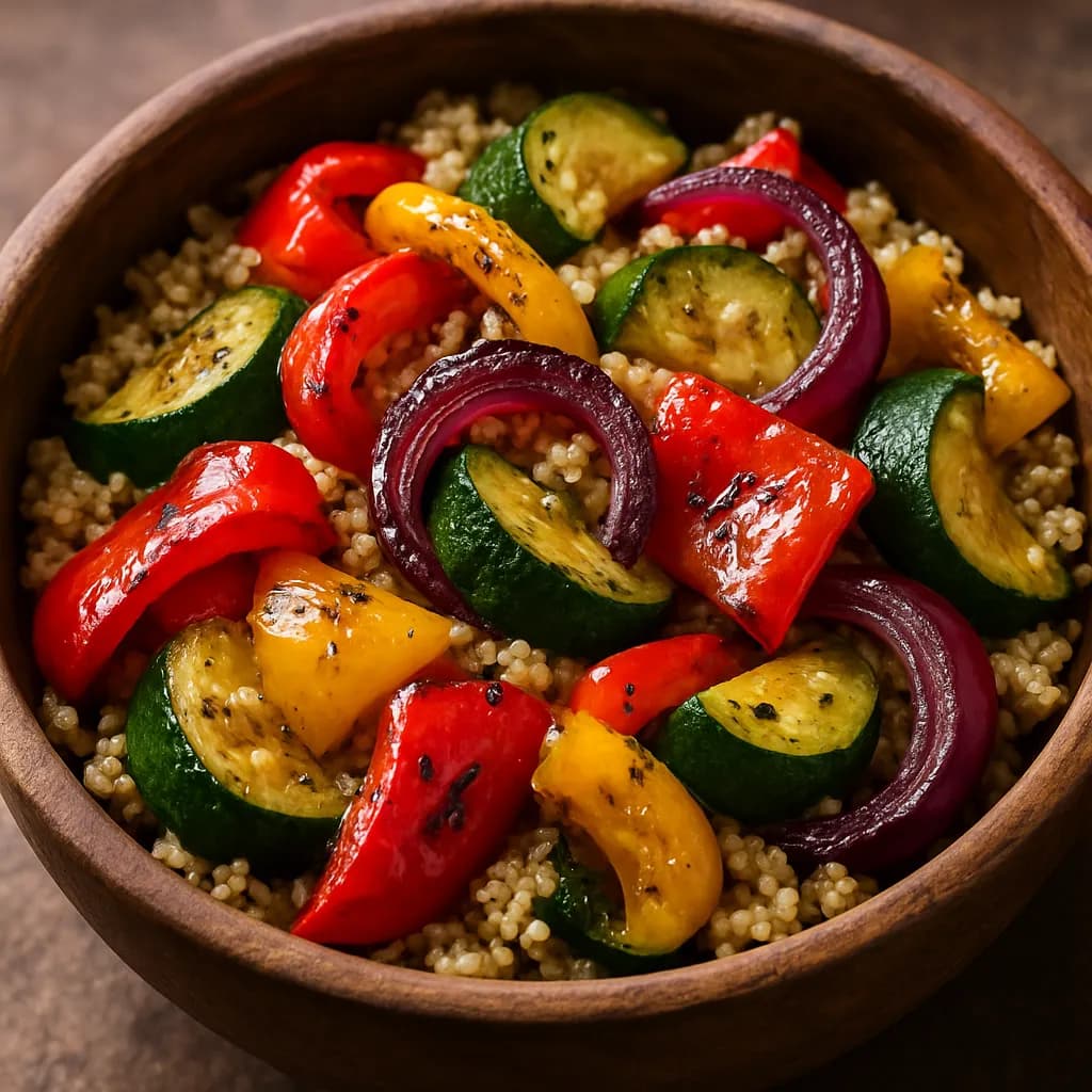 Roasted Vegetable Quinoa Salad