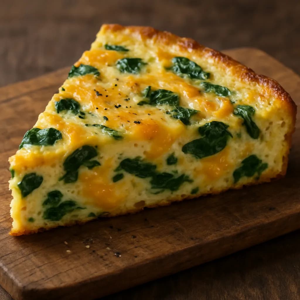 Savory Egg and Spinach Frittata