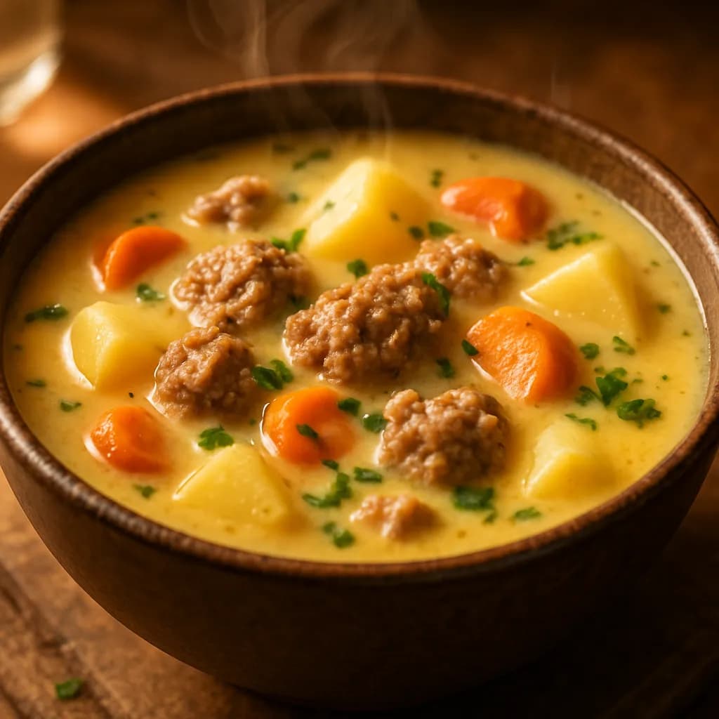Savory Sausage and Potato Soup