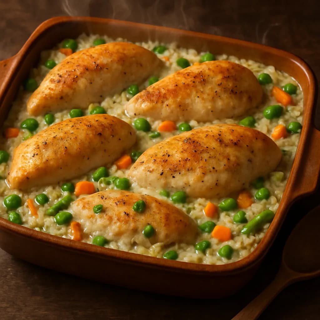 Hearty Chicken and Rice Casserole