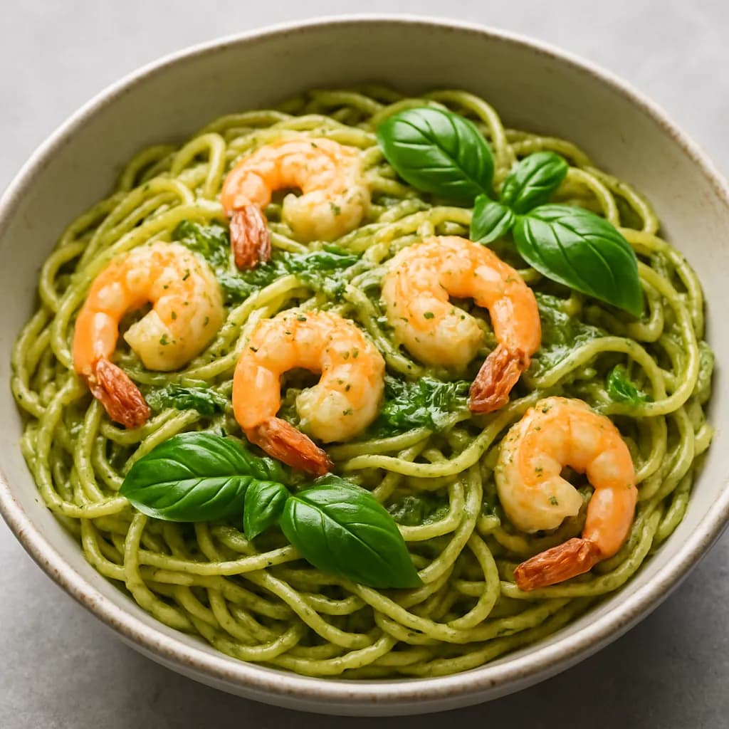 Pesto Shrimp Pasta