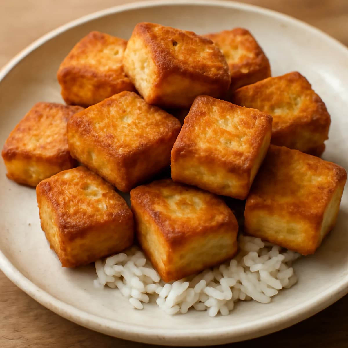 Crispy Pan-Fried Tofu - Photo 1